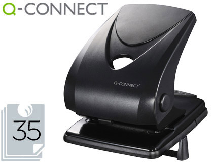 Taladro Q-Connect 35 hojas negro